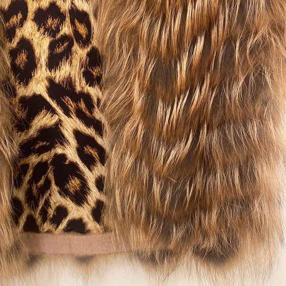 Just Cavalli arctic fox fur reversible vest, size S/M - Picture 3 of 16